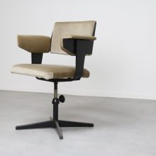 Friso Kramer Resort swivel office chair - Ahrend de Cirkel 1960s 1970s - Mid century Dutch design desk chair - Vintage design industriele bureaustoel 8