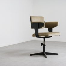 Friso Kramer Resort swivel office chair - Ahrend de Cirkel 1960s 1970s - Mid century Dutch design desk chair - Vintage design industriele bureaustoel 9