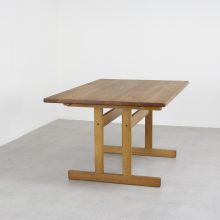 Kurt Østervig KP Møbler solid oak dining table 1960s - Mid century Danish extendable shaker dinner table 2