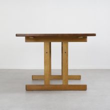 Kurt Østervig KP Møbler solid oak dining table 1960s - Mid century Danish extendable shaker dinner table 3