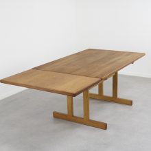 Kurt Østervig KP Møbler solid oak dining table 1960s - Mid century Danish extendable shaker dinner table 8