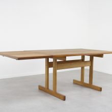 Kurt Østervig KP Møbler solid oak dining table 1960s - Mid century Danish extendable shaker dinner table 9