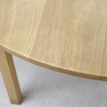 Kurt Østervig KP Møbler solid oak dining table 1960s - Mid century Danish round extendable dinner table 4