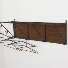 Mid century Dutch design industrial coat rack 1960s - Vintage Nederlands design industriele kapstok in de stijl van Friso Kramer Wim Rietveld 1