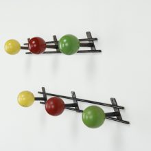 Mid century French coat rack Roger Feraud style 1960s - Vintage Franse kapstok 2