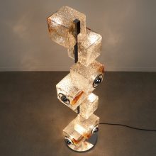 Toni Zuccheri - VeArt Murano glass floor lamp 1970s - Mid century Italian design lighting - Vintage Italiaans design vloerlamp 13