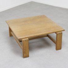 Vintage oak \\'Bonanza\\' coffee table - Esko Pajamies Asko Finland 1960s - Mid century Finnish design table 3