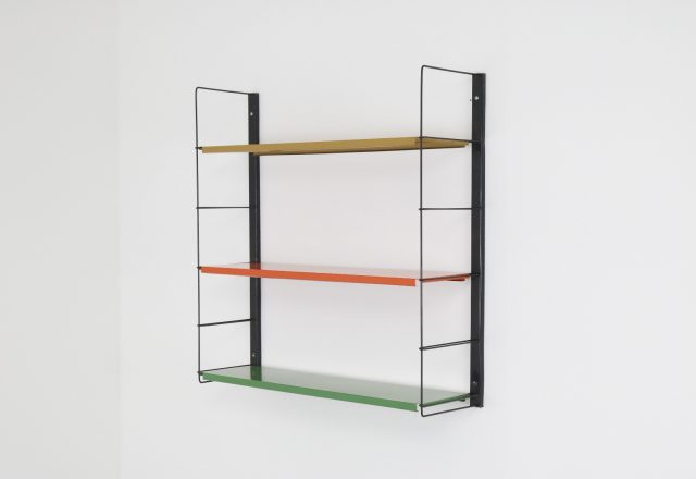 Drentea wandsyteem 1960s - Mid century Dutch industrial design shelving wall unit 2