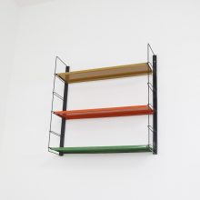 Drentea wandsyteem 1960s - Mid century Dutch industrial design shelving wall unit 3