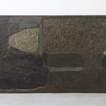 Early Brutalist slate coffee table Paul Kingma 1960s 1962 The Netherlands - Mid century Dutch design brutalism 2