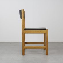 Set of 8 Børge Mogensen dining chairs original leather & oak - Karl Andersson & Söner - Vintage Deense eetkamerstoelen Mid century Danish design 1960s 2 Set of 8 Børge Mogensen dining chairs original leather & oak - Karl Andersson & Söner - Vintage Deense eetkamerstoelen Mid century Danish design 1960s 2