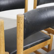Set of 8 Børge Mogensen dining chairs original leather & oak - Karl Andersson & Söner - Vintage Deense eetkamerstoelen Mid century Danish design 1960s 8 Set of 8 Børge Mogensen dining chairs original leather & oak - Karl Andersson & Söner - Vintage Deense eetkamerstoelen Mid century Danish design 1960s 8