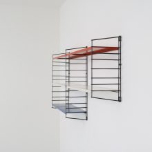 Tomado Holland D Dekker shelves wall unit 1950s - Vintage Nederlands industrieel design wandsysteem 2