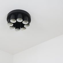 Very rare tubular ceiling light by Hans Agne Jakobsson - Markaryd Sweden 1960s - Mid century Scandinavian ceiling lamp 2