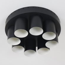 Very rare tubular ceiling light by Hans Agne Jakobsson - Markaryd Sweden 1960s - Mid century Scandinavian ceiling lamp 3