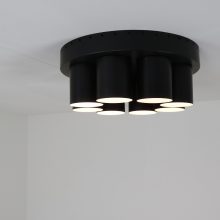 Very rare tubular ceiling light by Hans Agne Jakobsson - Markaryd Sweden 1960s - Mid century Scandinavian ceiling lamp 6