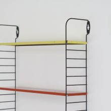 Vintage Tomado Holland D Dekker pocket series shelves wall unit 1950s - Vintage Nederlands industrieel design wandsysteem 2