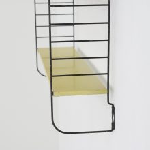 Vintage Tomado Holland D Dekker pocket series shelves wall unit 1950s - Vintage Nederlands industrieel design wandsysteem 6