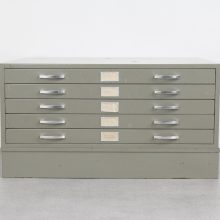 Vintage industriële architecten ladekast archiefkast 1960s - Dutch industrial chest of drawers 5