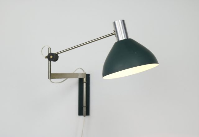 Dijkstra Lampen swing arm wall lamp 1960s - Vintage Nederlands design wandlamp 1