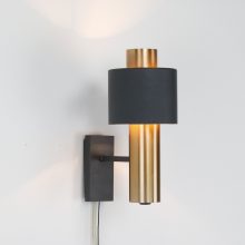 Doria Leuchten copper wall lamp 1960s - Mid century Jo Hammerborg style wall light 1