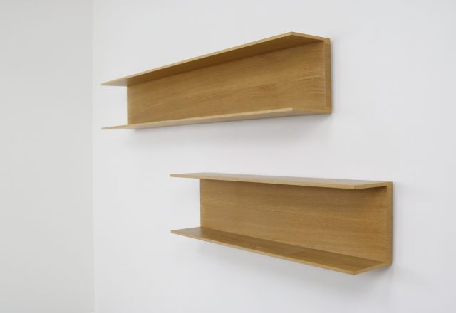 Vintage pair of Walter Wirz - Wilhelm Renz Mid Century German design light oak wall unit - Vintage design wandsysteem 1960s 1