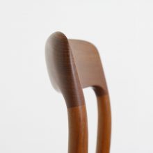 Niels O Møller Model 75 Teak & papercord J L Møller - mid century danish dining chair - vintage design Deense eetkamerstoel 6