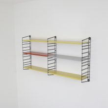 Vintage A Dekker D Dekker - Tomado Holland vintage Dutch design wall unit 1950s - Vintage industrieel wandsysteem 5