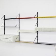 Vintage Tjerk Reijenga Pilastro Holland shelving unit wall unit 1960s - Vintage Nederlands design wandsysteem 5