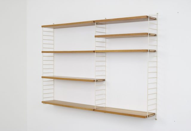 ‘The ladder shelf’ Nisse Strinning modular wall unit String Design AB 1960s - Vintage Zweeds design wandsysteem 1