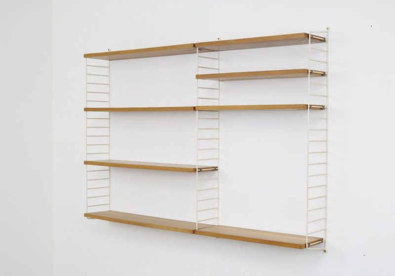 ‘The ladder shelf’ Nisse Strinning modular wall unit String Design AB 1960s - Vintage Zweeds design wandsysteem 1