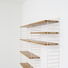 ‘The ladder shelf’ Nisse Strinning modular wall unit String Design AB 1960s - Vintage Zweeds design wandsysteem 4