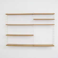 ‘The ladder shelf’ Nisse Strinning modular wall unit String Design AB 1960s - Vintage Zweeds design wandsysteem 6