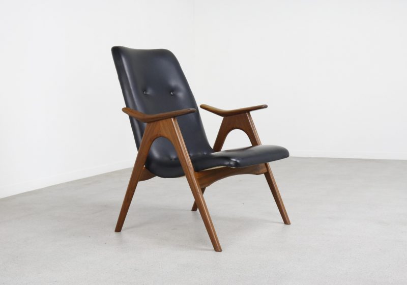 Louis van Teeffelen - Webe A serie - Mid century Dutch design lounge chair - Vintage Nederlands design fauteuil 1960s 1