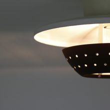 Dijkstra Lampen vintage plafondlamp metaal 1960s Dutch design industrial ceiling light 4