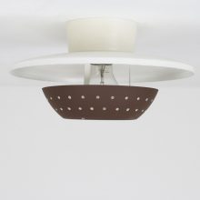 Dijkstra Lampen vintage plafondlamp metaal 1960s Dutch design industrial ceiling light 6