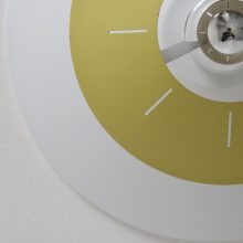 Early Louis Kalff ceiling lamp yellow Philips 1950s - Vintage Nederlands design plafondlamp 5