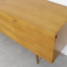 Vintage Lübke sideboard cherry wood 1960s Vintage design dressoir 2