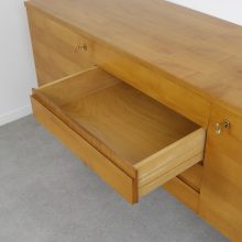 Vintage Lübke sideboard cherry wood 1960s Vintage design dressoir 5