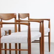 Henry W. Klein for Bramin dining set 1960s 1970s Danish dining chairs armchairs teak 3