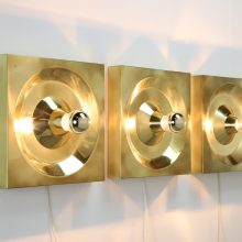 Klaus Hempel - Kaiser Leuchten brass wall lamps 1970s - Vintage messing wandlampen Hollywood regency style 7