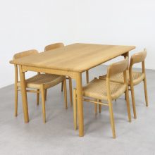 Kurt Østervig KP Møbler 1960s Vintage Deense eettafel massief eiken - Mid century Danish solid oak dining table 1