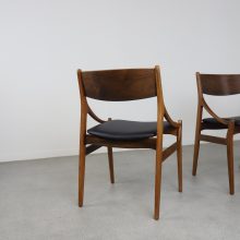 Vestervig Eriksen rosewood dining chairs by for Brdr. Tromborg Eftf 1960s Vintage Deens design eetkamerstoelen palissander 6