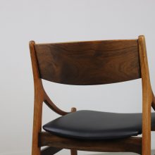 Vestervig Eriksen rosewood dining chairs by for Brdr. Tromborg Eftf 1960s Vintage Deens design eetkamerstoelen palissander 7