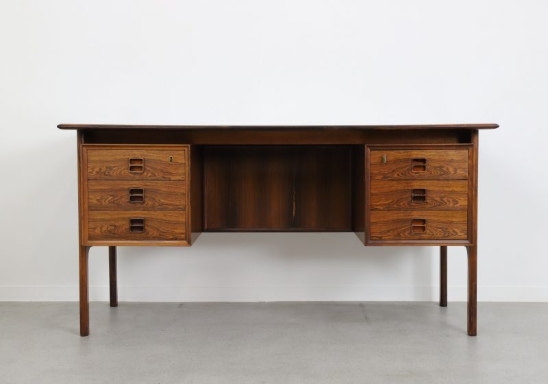 Vintage Arne Vodder rosewood writing desk by Sibast Denmark 1960s - Vintage Deens bureau palissander 1