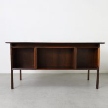 Vintage Arne Vodder rosewood writing desk by Sibast Denmark 1960s - Vintage Deens bureau palissander 10