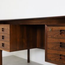 Vintage Arne Vodder rosewood writing desk by Sibast Denmark 1960s - Vintage Deens bureau palissander 7