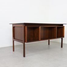 Vintage Arne Vodder rosewood writing desk by Sibast Denmark 1960s - Vintage Deens bureau palissander 8