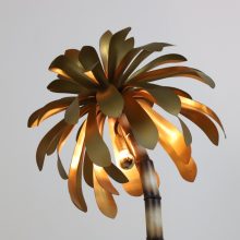 Vintage palm tree floor lamp attributed to Maison Jansen - Hollywood regency floor lamp 1970s 7