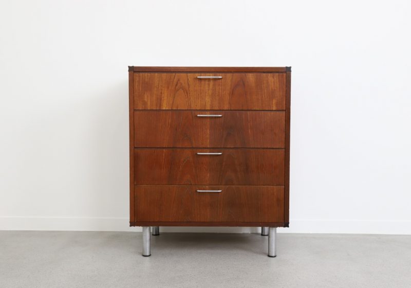 Vintage Cees Braakman Made to Measure ladekast Pastoe 1960s - Mid century Dutch design chest of drawers 1